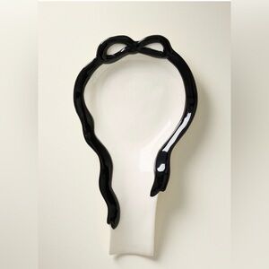 Anthropologie Benedita Bow Stoneware Spoon Rest NWT